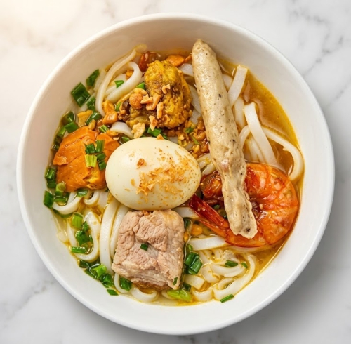 MÌ QUẢNG TRỨNG + THẬP CẨM